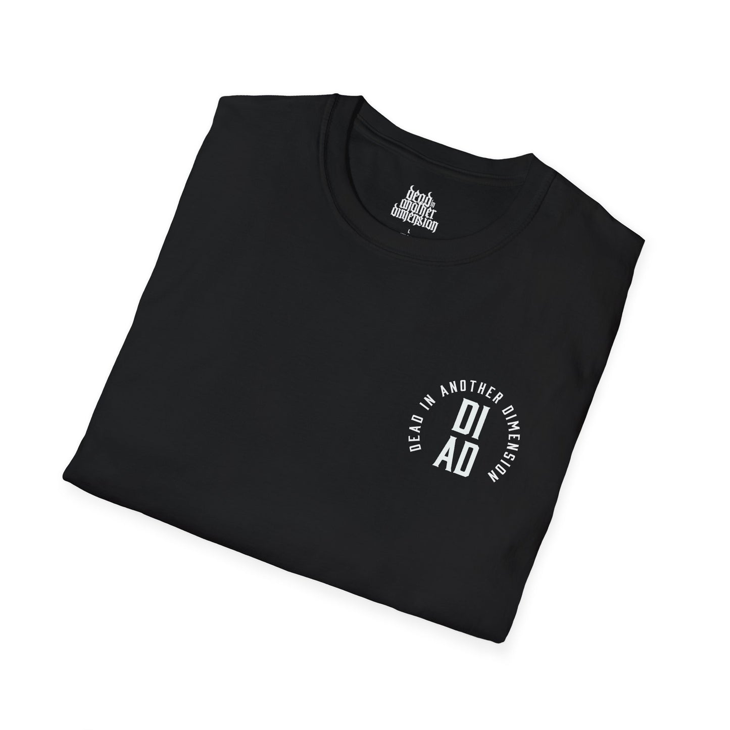 Unisex Badge Softstyle T-Shirt Black