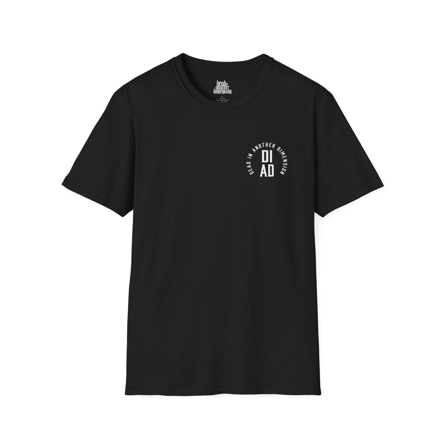 Unisex Badge Softstyle T-Shirt Black